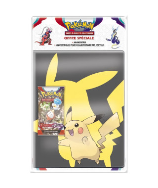 Pokémon - Pack Portfolio 180 cartes + Booster EV01