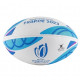 GILBERT Ballon de rugby taille 5, supporter FRANCE, Coupe du Monde de Rugby 2023, blanc/bleu