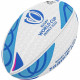 GILBERT Ballon de rugby taille 5, supporter FRANCE, Coupe du Monde de Rugby 2023, blanc/bleu