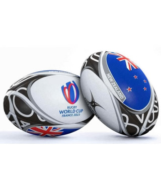 Ballon de rugby - Nouvelle Zélande - GILBERT - Replica RWC2023 - Taille 5