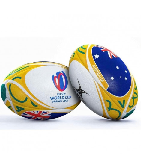 Ballon de rugby - Australie - GILBERT - Replica RWC2023 - Taille 5