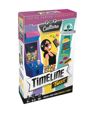 Timeline Twist Pop Culture|Asmodee - Jeu de cartes coopératif - 2 a 6 joueurs - a partir de 8 ans