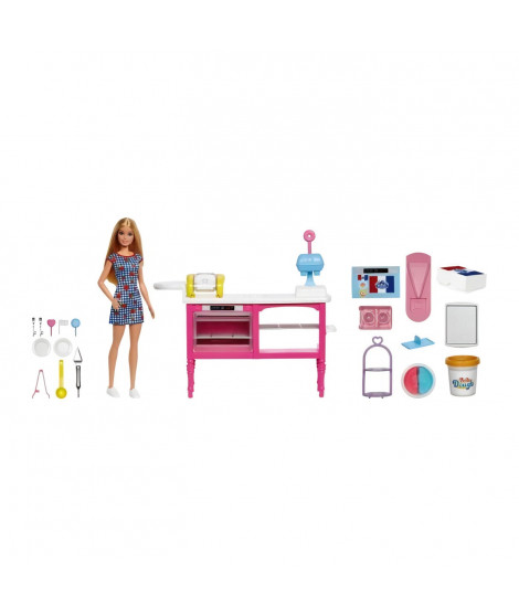 Barbie - Barbie Et Sa Boulangerie - Playset Poupée - 5 Ans Et +