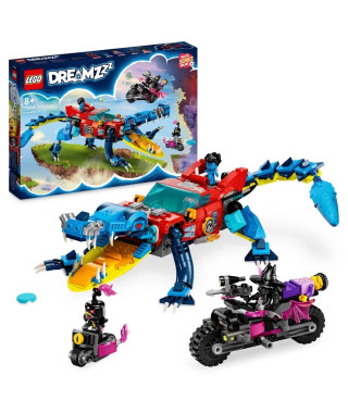 LEGO DREAMZzz 71458 La Voiture Crocodile, Jouet de Voiture 2-en-1, un Monster Truck