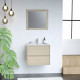 TIMBER, set de salle de bain 60, vanity+vasque+miroir