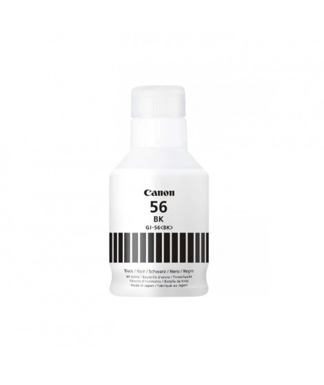 Bouteille d'encre - CANON - GI-56BK - Noir - Compatibilité MAXIFY GX - (4412C001)