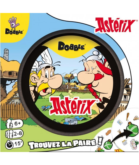 Dobble Asterix|Zygomatic - Jeu de société - 5 variantes de jeu - 6 ans et plus