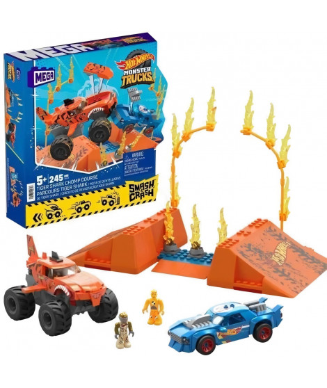 MEGA CONSTRUX - HOT WHEELS - SMASH&CRASH COURSE REQUIN - construction - 6 ans et +