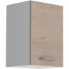 OSLO Meuble haut 1 porte - Décor Chene Jackson - L 40 x P 36 x H 58 cm