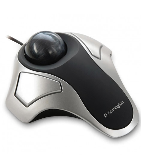 Kensington, Souris TrackBall ergonomique filaire pour PC, Mac, ambidextre, Gris