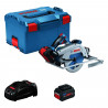 Scie circulaire Bosch Professional GKS 18V-68 GC + 2 batteries 5,5Ah ProCORE18V + chargeur GAL 1880 CV + L-Boxx - 06016B5130