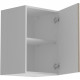OSLO Meuble haut 1 porte - Décor Chene Jackson - L 40 x P 36 x H 58 cm