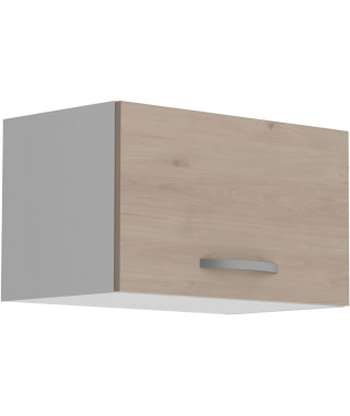 OSLO Meuble haut 1 porte - Décor Chene Jackson - L 60 x P 36 x H 35 cm