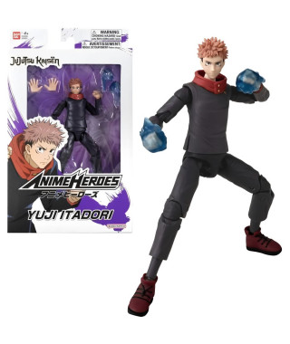 Bandai - Anime Heroes - Jujutsu Kaisen - Figurine Anime Heroes 17 cm - Itadori Yuji - 36981 Multicolore