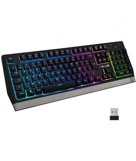 THE G-LAB KEYZ TUNGSTEN Clavier sans fil Gaming - Français - AZERTY