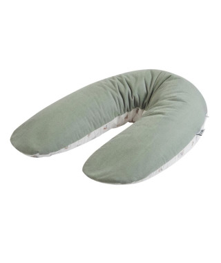 Coussin de maternité éponge microfibre Vert TINEO