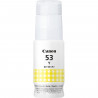 Bouteille d'encre - CANON - GI-53Y - Jaune - Compatibilité PIXMA G650 et G550 - (4690C001)