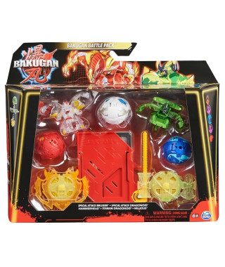 BAKUGAN - Battle Pack - 3 Bakugan + 2 Bakugan Special Attack