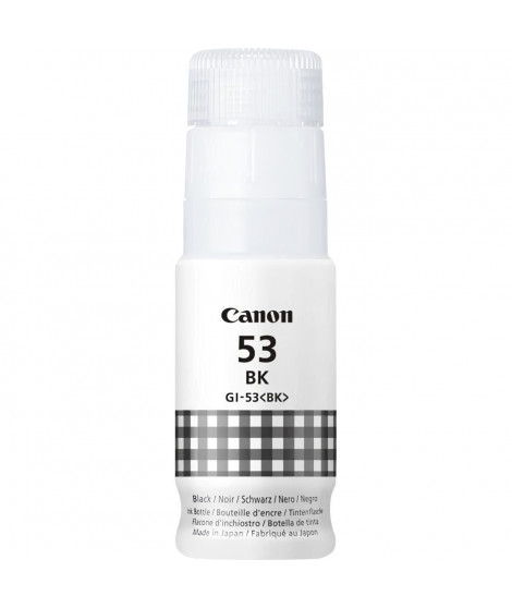 Bouteille d'encre - CANON - GI-53BK - Noir - Compatibilité PIXMA G650 et G550 - (4699C001)