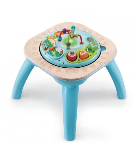 VTECH TABLE D'ACTIVITÉS ÉVOLUTIVE NATURE (JOUET AVEC PARTIE BOIS CERTIFIÉ FSC)