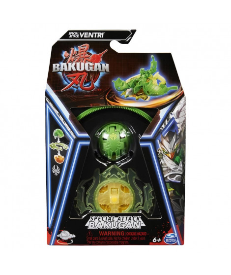 BAKUGAN - Pack 1 Bakugan Speical Attack VENTRI - Bakugan