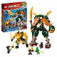 LEGO NINJAGO 71794 L'Équipe de Robots des Ninjas Lloyd et Arin, Jouet de Ninja pour Enfants