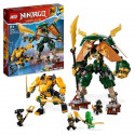 LEGO NINJAGO 71794 L'Équipe de Robots des Ninjas Lloyd et Arin, Jouet de Ninja pour Enfants