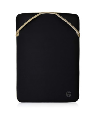 Housse de protection HP 14 pour ordinateur portable - Noir/Or réversible 37 x 27 x 1 cm