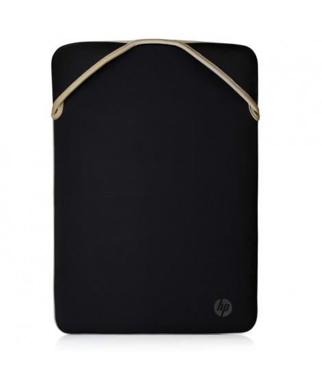 Housse de protection HP 14 pour ordinateur portable - Noir/Or réversible 37 x 27 x 1 cm