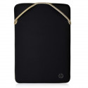 Housse de protection HP 14 pour ordinateur portable - Noir/Or réversible 37 x 27 x 1 cm