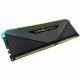 CORSAIR Mémoire Vengeance RGB RT 3200MHz 32GB (2x16GB) Dimm DDR4 Black for AMD Ryzen (CMN32GX4M2Z3200C16)