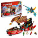 LEGO NINJAGO 71797 Le QG des Ninjas - La Course Contre la Montre, Jouet avec 2 Figurines Dragon