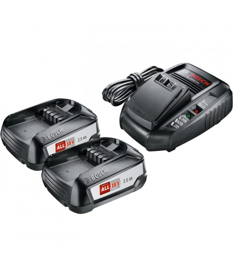 Starter Set 18V Bosch (2xbatteries 2,5Ah + chargeur AL 1830CV)