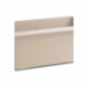 Bac a fleur rectangulaire MEDITERRANEO - 60L - 80 cm - Plastique - Blanc travertin