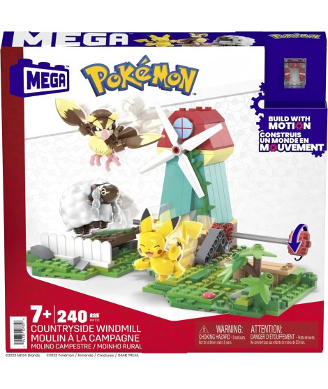 Mega Construx - Pokemon - Moulin A La Campagne  - Construction - 6 Ans Et +