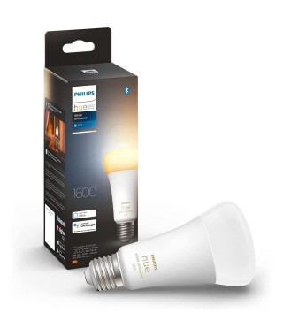 Philips Hue White Ambiance, ampoule LED connectée E27, Equivalent 100W, 1600 lumen, compatible Bluetooth