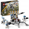 LEGO Star Wars 75345 Pack de Combat des Clone Troopers de la 501eme Légion, Jouet avec Canon