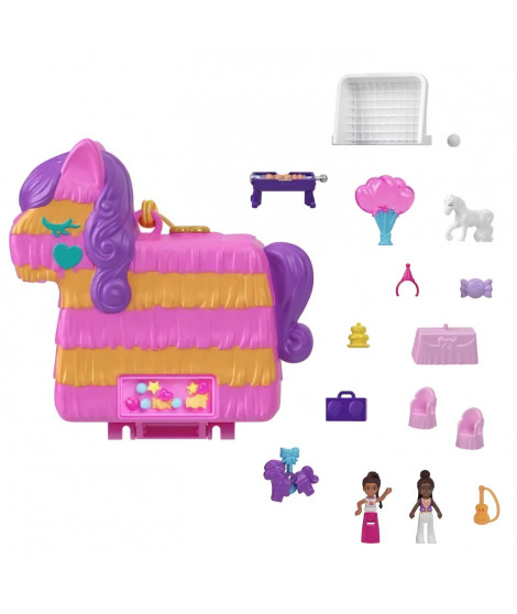 Polly Pocket - Coffret Pinata Fiesta - Mini-Univers - 4 Ans Et +