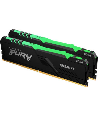 Mémoire Kingston FURY Beast RGB 32 Go (2 x 16 Go) DDR4 3200 MHz CL16