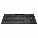 Clavier Gaming Mécanique Ultrafin - AZERTY - CORSAIR - K100 AIR WIRELESS - Rétroéclairage LED RGB - Noir (CH-913A01U-FR)