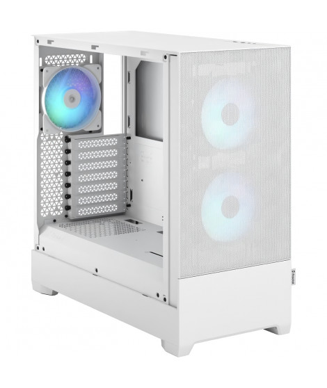 Boîtier PC - FRACTAL DESIGN - Pop Air RGB White TG - Blanc (FD-C-POR1A-01)