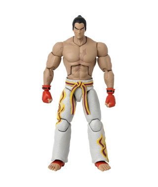 Figurine d'action Tekken - Bandai - Tekken - Kazuya Mishima - Bandai - Game Dimensions - 17 cm