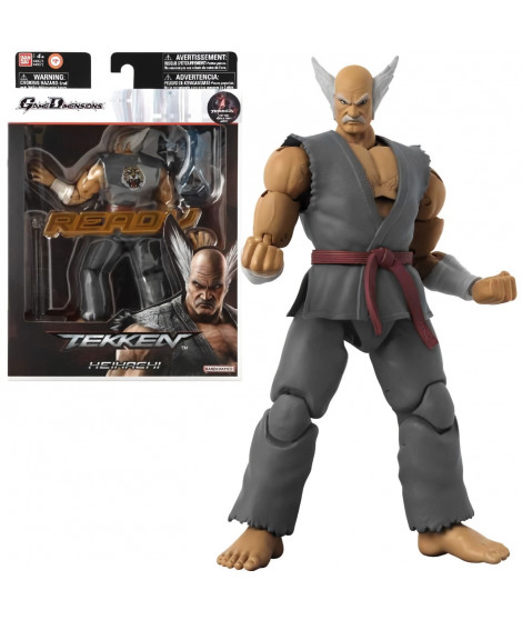 Figurine d'action Tekken - Bandai - Heihachi Mishima - Game Dimensions - 17 cm