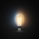 Philips Hue White Ambiance, ampoule LED connectée E27 Filament ST64, compatible Bluetooth, fonctionne avec Alexa, Google et H…