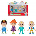 Bandai - CoComelon - Pack 4 figurines - Figurines 7cm a collectionner - JJ (2 figurines), TomTom et YoYo - WT00035