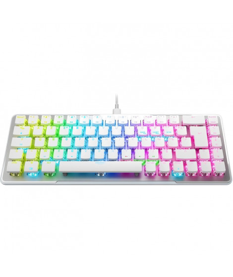 Clavier filaire - Optique et mécanique - ROCCAT - Vulcan II Max - AZERTY - Rétro-éclairage - Blanc