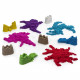 Sable Kinetic Sand - Coffret de 10 packs couleurs de 127g - SPIN MASTER