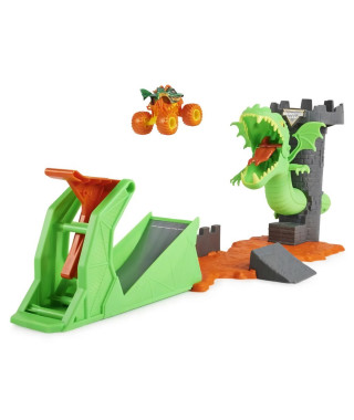 PLAYSET DUELING DRAGON + 1 VÉHICULE DIE CAST 1:64 Monster Jam