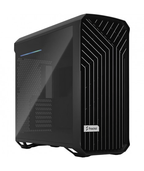 FRACTAL DESIGN Torrent Black TG Dark Tint SSI-CEB Boîtier PC Air flow optimisé avec 5 ventilateurs inclus (FD-C-TOR1A-06)