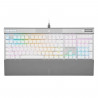 Clavier Gaming optique-mécanique - AZERTY - CORSAIR - K70 PRO OPX - Rétroéclairage LED RGB - Blanc (CH-910951A-FR)